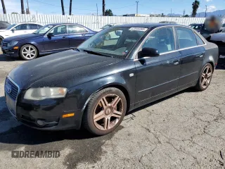 2007 Audi A4 2.0T with VIN WAUAF78E37A039291, listed as a Copart auction lot 47048265 with 120,531 mi miles and Salvage Title. Bid and sale history available at carsss.com. Image 1.