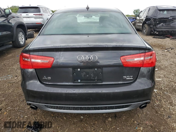 2015 Audi A6 Prestige with VIN WAUHGAFC5FN008805, listed as a Copart auction lot 58084535 with 98,829 mi miles and Salvage title. Bid and sale history available at DreamBid. Image 6.