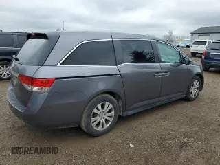 2015 Honda Odyssey EX-L with VIN 5FNRL5H62FB057122, listed as a Copart auction lot 55501945 with 99,731 mi miles and Clean Title. Bid and sale history available at DreamBid. Image 3.