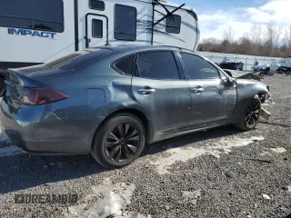 2011 Infiniti M37 with VIN JN1BY1AR1BM370151, listed as a Copart auction lot 45120405 with 163,349 mi miles and Non Repairable. Bid and sale history available at carsss.com. Image 3.