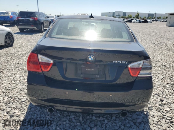 2007 BMW 3 Series 335i with VIN WBAVB73577VF54424, listed as a Copart auction lot 49334785 with 149,595 mi miles and Salvage title. Bid and sale history available at DreamBid. Image 6.