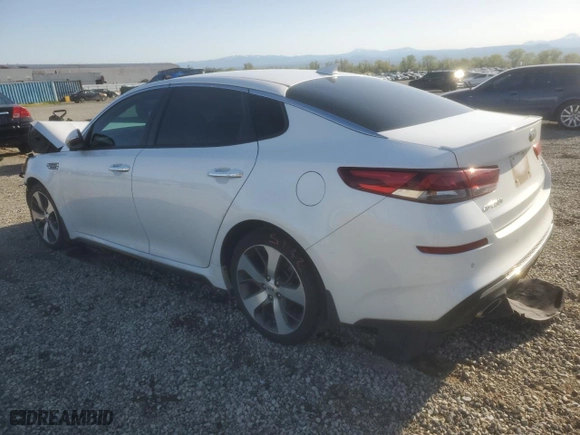 2020 Kia Optima LX with VIN 5XXGT4L37LG438049, listed as a Copart auction lot 51798735 with 107,365 mi miles and Salvage Title. Bid and sale history available at carsss.com. Image 2.
