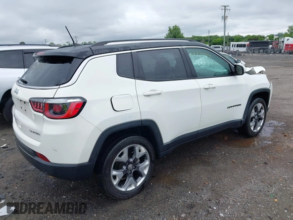 2019 Jeep Compass Limited z VIN 3C4NJDCB0KT842799, wystawiony jako IAAI lot #42236964 z przebiegiem 118 627 mil mil oraz . Historia ofert i sprzedaży dostępna na DreamBid. Obrazek 4.