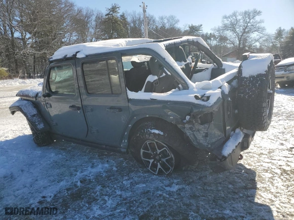 2024 Jeep Wrangler Rubicon with VIN 1C4PJXFG0RW268890, listed as a Copart auction lot 89321865 with 0 mi miles and Salvage Title. Bid and sale history available at carsss.com. Image 2.