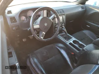 2010 Dodge Challenger SRT-8 with VIN 2B3CJ7DW7AH130521, listed as a Copart auction lot 88990235 with 128,370 mi miles and Salvage title. Bid and sale history available at DreamBid. Image 8.
