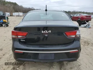 2022 Kia Rio S with VIN 3KPA24AD9NE505086, listed as a Copart auction lot 47869415 with 24,215 mi miles and Salvage Title. Bid and sale history available at carsss.com. Image 6.