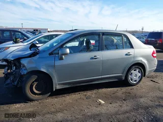 2007 Nissan Versa 1.8 S with VIN 3N1BC11EX7L404939, listed as a IAAI auction lot 41753426 with 163,944 mi miles. Bid and sale history available at carsss.com. Image 14.