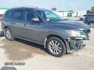 2016 Nissan Pathfinder S with VIN 5N1AR2MN7GC642246, listed as a IAAI auction lot 42505779 with 110,341 mi miles and . Bid and sale history available at DreamBid. Image 1.