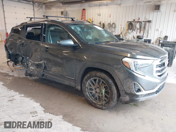 2020 GMC Terrain SLT z VIN 3GKALVEX9LL160887, wystawiony jako IAAI lot #42320027 z przebiegiem 63 044 mil mil oraz . Historia ofert i sprzedaży dostępna na DreamBid. Obrazek 1.