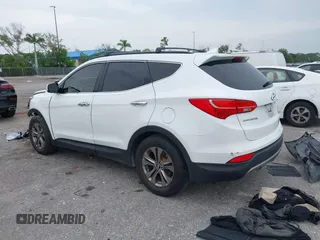 2014 Hyundai Santa Fe with VIN 5XYZU3LB9EG229255, listed as a IAAI auction lot 42407410 with 201,523 mi miles and . Bid and sale history available at DreamBid. Image 3.