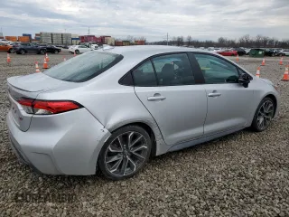 2022 Toyota Corolla SE with VIN 5YFP4MCE8NP102564, listed as a Copart auction lot 50650805 with 41,353 mi miles and Salvage Title. Bid and sale history available at carsss.com. Image 3.