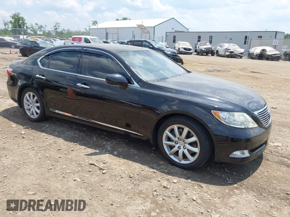 2007 Lexus LS 460 with VIN JTHBL46F575049161, listed as a IAAI auction lot 42618220 with 120,106 mi miles and . Bid and sale history available at DreamBid. Image 1.