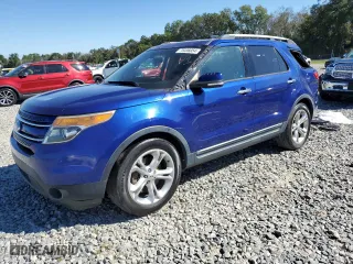 2015 Ford Explorer Limited with VIN 1FM5K7F80FGB71235, listed as a Copart auction lot 75336054 with 142,654 mi miles and Salvage Title. Bid and sale history available at carsss.com. Image 1.