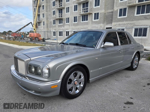 2001 Bentley Arnage with VIN SCBLC31E91CX06337, listed as a Copart auction lot 84920534 with 51,938 mi miles and Clean Title. Bid and sale history available at DreamBid. Image 2.