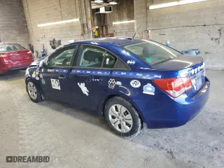 2013 Chevrolet Cruze LS with VIN 1G1PA5SG8D7274491, listed as a Copart auction lot 49225945 with 44,407 mi miles and Salvage Title. Bid and sale history available at carsss.com. Image 2.