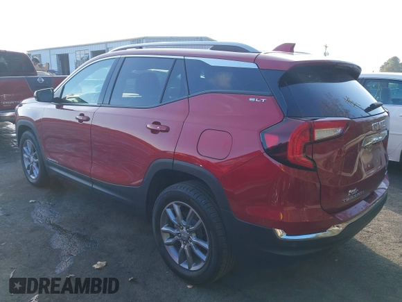 2023 GMC Terrain SLT with VIN 3GKALVEG3PL240143, listed as a IAAI auction lot 40824193 with 25,475 mi miles and . Bid and sale history available at carsss.com. Image 3.