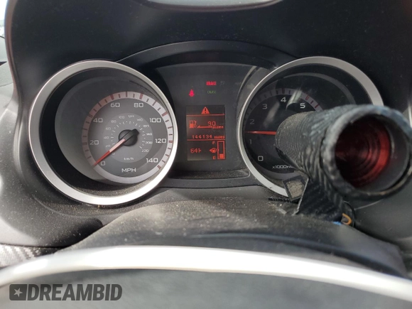 2009 Mitsubishi Lancer ES with VIN JA3AU26U49U002269, listed as a Copart auction lot 73992004 with 144,134 mi miles and Salvage Title. Bid and sale history available at DreamBid. Image 9.