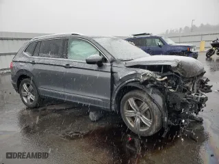 2018 Volkswagen Tiguan SEL Premium with VIN 3VV4B7AX2JM004485, listed as a Copart auction lot 83536354 with 94,170 mi miles and Salvage Title. Bid and sale history available at carsss.com. Image 4.
