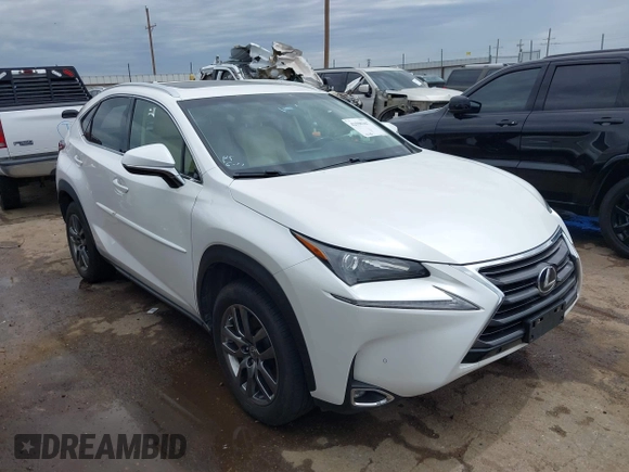 2016 Lexus NX 200t with VIN JTJBARBZ7G2082097, listed as a IAAI auction lot 42596163 with 122,006 mi miles and . Bid and sale history available at DreamBid. Image 1.
