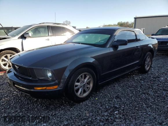 2007 Ford Mustang Deluxe with VIN 1ZVFT80N675333924, listed as a Copart auction lot 48516165 with 169,279 mi miles and Salvage Title. Bid and sale history available at carsss.com. Image 1.