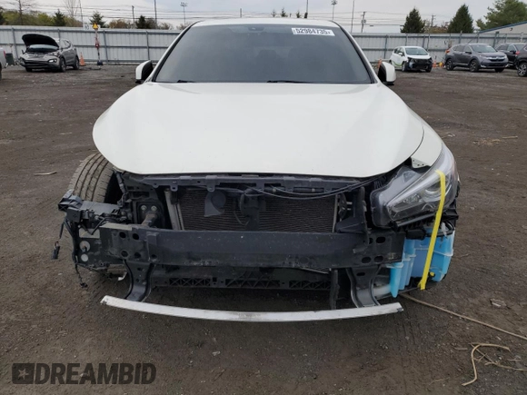 2015 Infiniti Q50 Premium with VIN JN1BV7AR1FM394225, listed as a Copart auction lot 52984735 with 128,305 mi miles and Salvage Title. Bid and sale history available at carsss.com. Image 5.