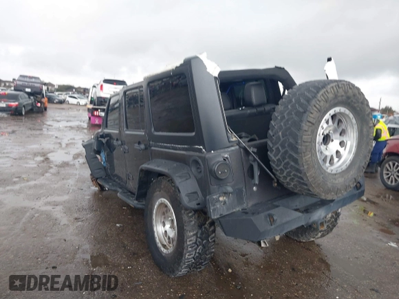 2018 Jeep Wrangler Unlimited Rubicon Recon with VIN 1C4BJWFG3JL840951, listed as a IAAI auction lot 41474583 with 121,971 mi miles and . Bid and sale history available at DreamBid. Image 3.