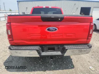 2023 Ford F-150 XL with VIN 1FTMF1C52PKE03201, listed as a Copart auction lot 59740895 with 36,713 mi miles and Salvage title. Bid and sale history available at DreamBid. Image 6.