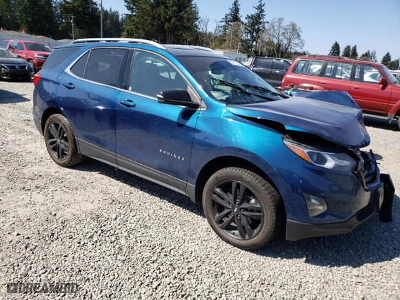 2020 Chevrolet Equinox LT with VIN 3GNAXVEX9LL289090, listed as a Copart auction lot 53211295 with 62,747 mi miles and Salvage Title. Bid and sale history available at carsss.com. Image 4.