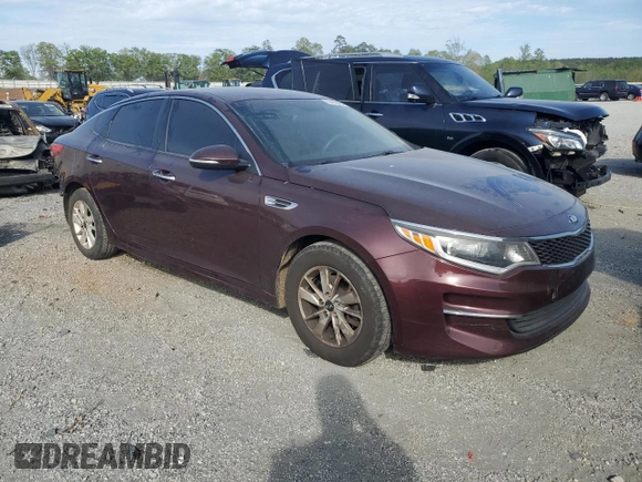 2016 Kia Optima LX with VIN 5XXGT4L32GG112942, listed as a Copart auction lot 53432805 with 173,714 mi miles and Salvage title. Bid and sale history available at DreamBid. Image 4.