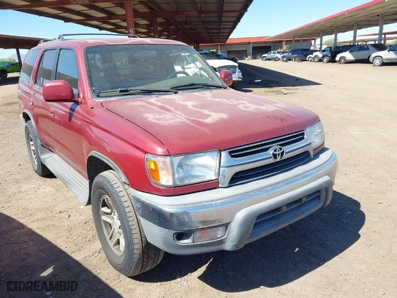 2002 Toyota 4Runner SR5 with VIN JT3GN86R920241860, listed as a IAAI auction lot 41872046 with 257,963 mi miles. Bid and sale history available at carsss.com. Image 1.