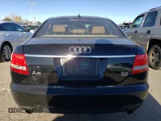 2007 Audi A6 3.2L with VIN WAUDH74F17N104623, listed as a Copart auction lot 80537904 with 123,152 mi miles and Salvage Title. Bid and sale history available at carsss.com. Image 6.