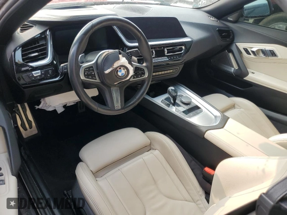 2019 BMW Z4 sDrive30i with VIN WBAHF3C51KWW21559, listed as a Copart auction lot 54460324 with 0 mi miles and Salvage Title. Bid and sale history available at carsss.com. Image 8.