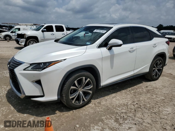 2016 Lexus RX 350 with VIN 2T2BZMCA1GC044207, listed as a Copart auction lot 54190245 with 156,285 mi miles and Salvage Title. Bid and sale history available at DreamBid. Image 1.