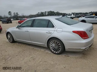 2018 Genesis G90 5.0L Ultimate with VIN KMHG54JH8JU037377, listed as a Copart auction lot 45420875 with 39,548 mi miles and Clean Title. Bid and sale history available at carsss.com. Image 2.