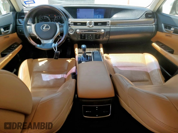 2013 Lexus GS 350 with VIN JTHBE1BL7D5015058, listed as a Copart auction lot 66195415 with 87,377 mi miles and Salvage title. Bid and sale history available at DreamBid. Image 8.