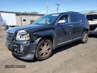 2011 GMC Terrain SLT-2 with VIN 2CTFLXE53B6446463, listed as a Copart auction lot 57043585 with 100,833 mi miles and Salvage title. Bid and sale history available at DreamBid. Image 1.
