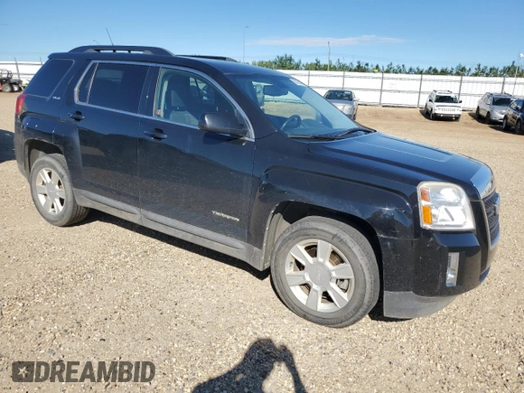 2011 GMC Terrain SLE-2 with VIN 2CTFLTEC4B6265346, listed as a Copart auction lot 62156475 with 142,345 mi miles and Salvage title. Bid and sale history available at DreamBid. Image 4.