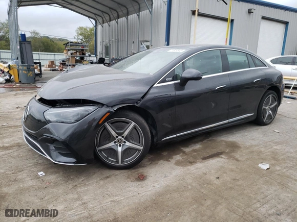 2023 Mercedes-Benz EQE with VIN W1KEG2BB3PF018727, listed as a Copart auction lot 71874343 with 0 mi miles. Bid and sale history available at carsss.com. Image 1.