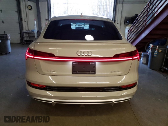 2021 Audi e-tron Sportback Premium Plus with VIN WA12ABGE6MB015156, listed as a Copart auction lot 79628264 with 48,037 mi miles and Clean title. Bid and sale history available at DreamBid. Image 6.
