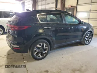 2020 Kia Sportage EX with VIN KNDPNCAC7L7631897, listed as a Copart auction lot 55474655 with 114,403 mi miles and Salvage title. Bid and sale history available at DreamBid. Image 3.