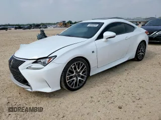 2015 Lexus RC 350 F Sport z VIN JTHHE5BC8F5002355, wystawiony jako Copart lot #56369295 z przebiegiem 72 620 mil mil oraz Szkoda całkowita • Salvage title. Historia ofert i sprzedaży dostępna na DreamBid. Obrazek 1.