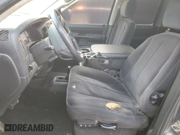 2005 Dodge 2500 SLT with VIN 3D7KS28D35G902298, listed as a Copart auction lot 46449835 with 260,051 mi miles and Non Repairable. Bid and sale history available at DreamBid. Image 7.