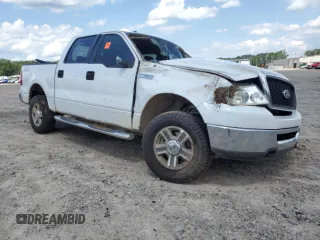 2007 Ford F-150 XLT with VIN 1FTPW14VX7FA99202, listed as a Copart auction lot 60229505 with 126,645 mi miles and Salvage title. Bid and sale history available at DreamBid. Image 4.