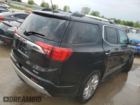 2018 GMC Acadia Denali with VIN 1GKKNXLS2JZ116902, listed as a Copart auction lot 52398184 with 56,350 mi miles and Clean Title. Bid and sale history available at DreamBid. Image 3.