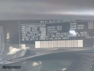 2010 Volvo XC60 3.2L with VIN YV4960DZ2A2051405, listed as a IAAI auction lot 41642010 with 200,589 mi miles. Bid and sale history available at carsss.com. Image 9.