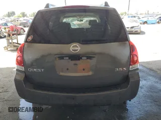 2004 Nissan Quest S with VIN 5N1BV28U74N365695, listed as a Copart auction lot 52963885 with 206,206 mi miles and Salvage Title. Bid and sale history available at carsss.com. Image 6.