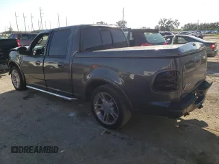 2002 Ford F-150 Harley Davidson with VIN 1FTRW07392KD46352, listed as a Copart auction lot 73463924 with 135,813 mi miles and Salvage Title. Bid and sale history available at carsss.com. Image 2.