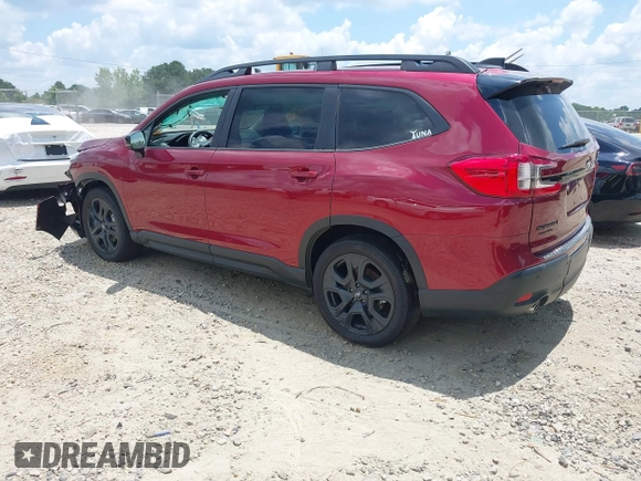 2024 Subaru Ascent Onyx with VIN 4S4WMAHD7R3444141, listed as a IAAI auction lot 42154679 with 20,596 mi miles and . Bid and sale history available at DreamBid. Image 3.