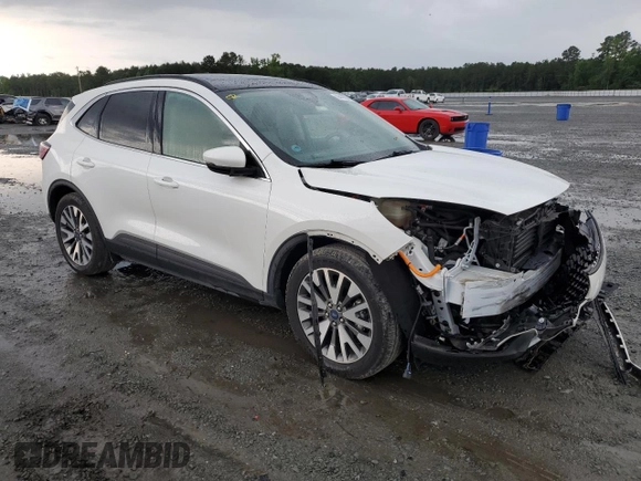 2020 Ford Escape Titanium Hybrid с VIN 1FMCU0DZ7LUA84837, выставлен на аукционе Copart как лот 59442955 с пробегом 53 258 миль миль и Списание • Salvage title. История ставок и продаж доступна на DreamBid. Изображение 4.