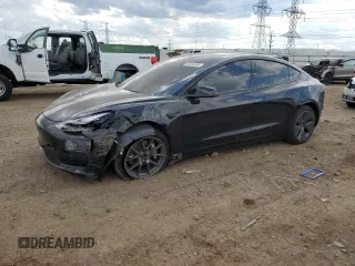 2022 Tesla Model 3 Long Range z VIN 5YJ3E1EB9NF134819, wystawiony jako Copart lot #49639365 z przebiegiem 49 245 mil mil oraz Szkoda całkowita • Salvage title. Historia ofert i sprzedaży dostępna na DreamBid. Obrazek 1.